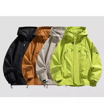 Jugendmode Mode Einfarbige Jacke Schlicht und Vielseitig Winddichte und Regenfeste Jacke
