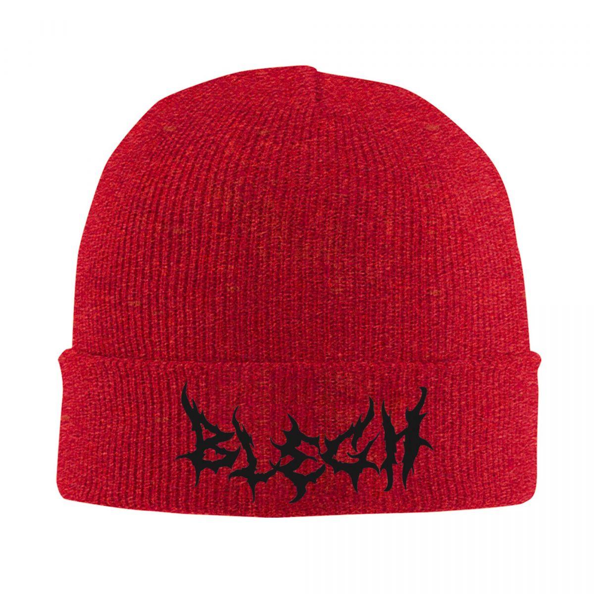 

Blegh Heavy Metal Metalcore Deathcore Warm Knitted Cap Winter Knit Bonnet Hat Skullies Beanies Hip Hop Caps for Unisex One Size