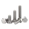 304 Stainless Steel Slotted Hex Head Bolts GB29.1, M4 M5 M6 M8