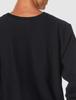 Champion Long Sleeve Reverse Weave Crew Neck Size M Men's Fleece-Lined Sweatshirt, 11.5oz, Black, (C3-W004)