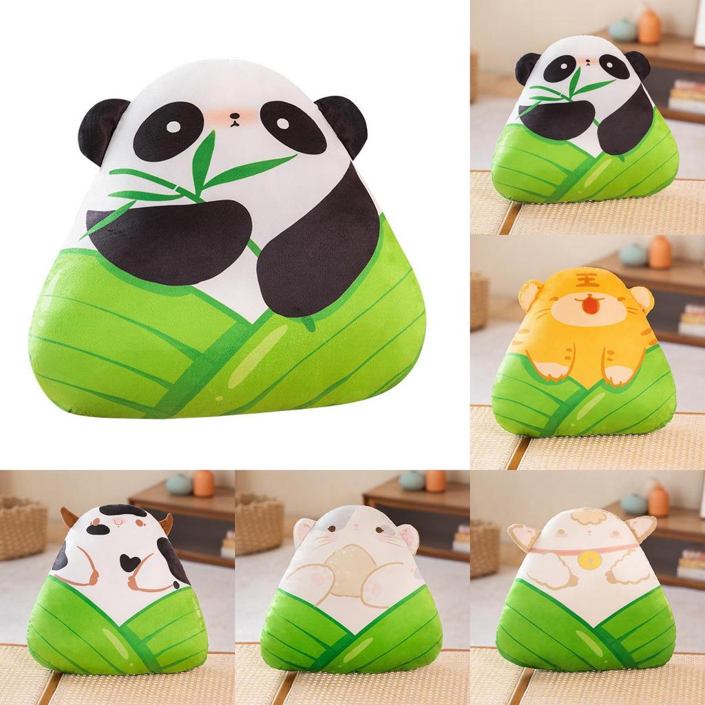 Cartoon Zongzi Plüschtier Panda Tiger Lamm Puppe Drachenbootfest Geschenk Puppe Anhänger