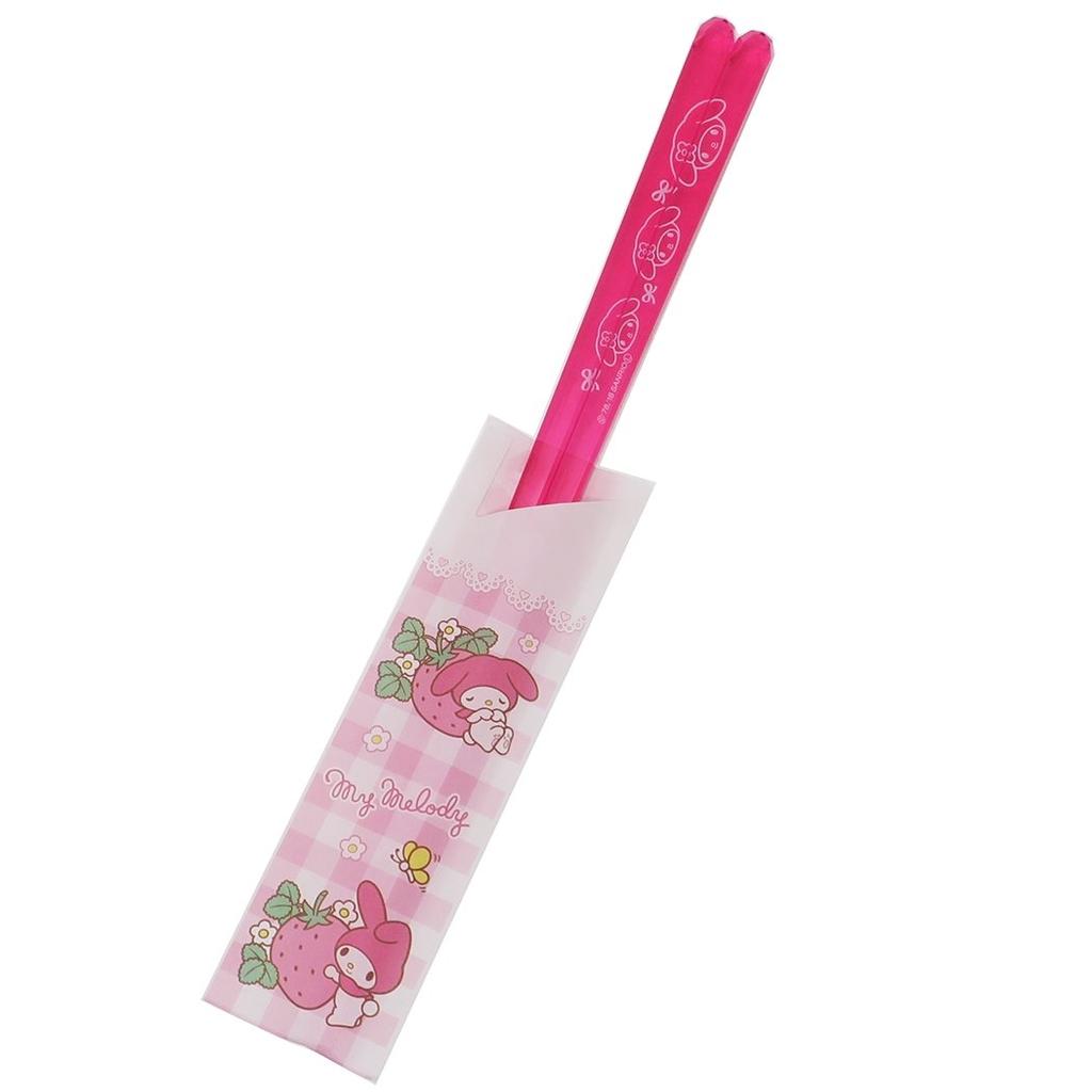 Sanrio Ribbon Clear Chopsticks Pink 490561 "My Melody"