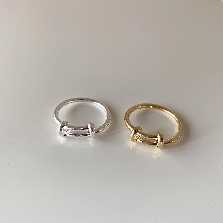 Korean Personality Metal Ring for Women - Simple, Versatile, and Fashionable