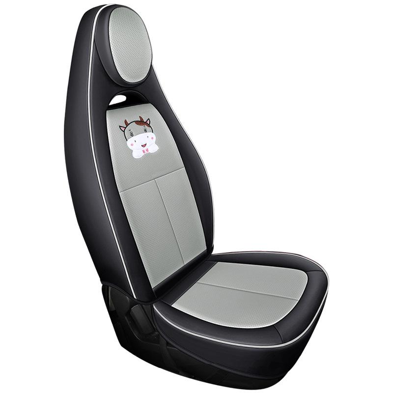 All-Season Leather Seat Cover for Wuling Hongguang MINI, Customized Fit with Original Car Texture