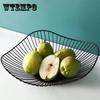 Nordic Light Luxury Iron Fruit Plate Geometric Candy Storage Bowls Creative Modern Home Living Room Snack Fruit Tray Simple Snack Finish Basket