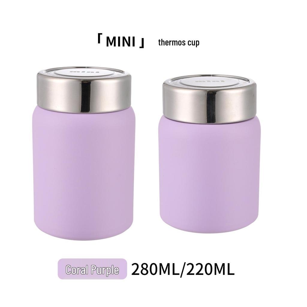 Stainless Steel Insulated Pocket Thermos: Fresh Color Tea & Water Cup for Office or School Use