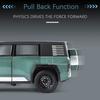 1:24 BYD Looking At Up U8 Model SUV Car Toys Alloy Diecast Pull Back 6 Doors Opened Sound Light Off-road Vehicle For Boys Gifts