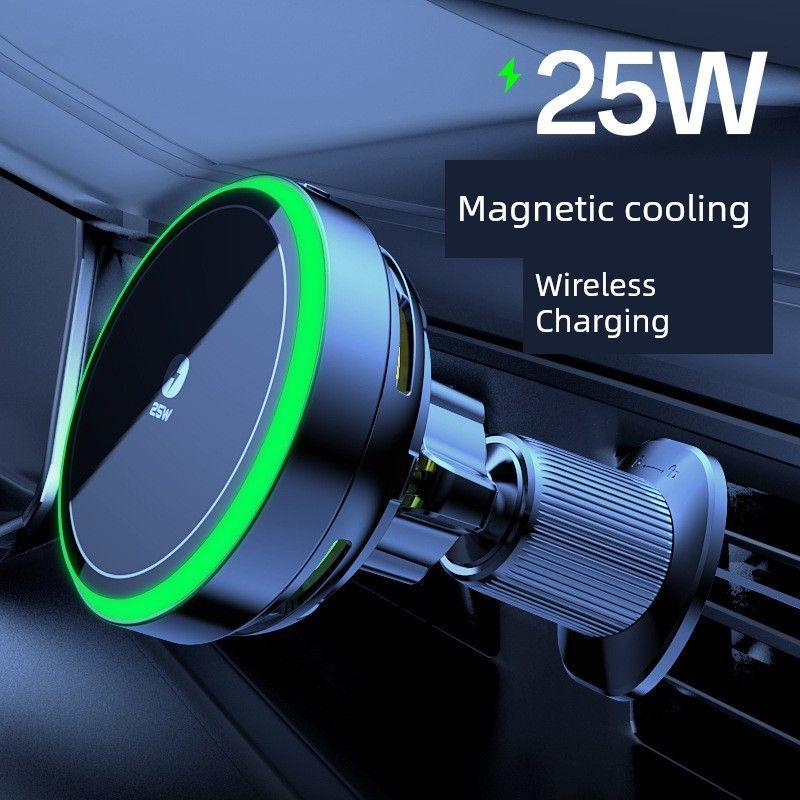 In-Car Magnetic Wireless Phone Holder with Fast Charging for Magsafe