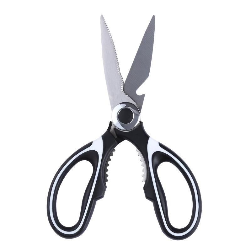 Panda Multifunctional Kitchen Scissors: Powerful Stainless Steel Shears for Chicken Bones, Food, Walnut Cracking, and More