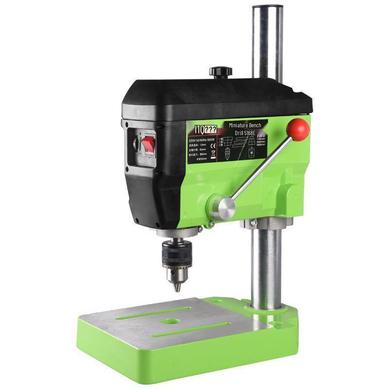 Compact 220V Multifunctional Precision Bench Drill & Milling Machine for Woodworking with Speed Control