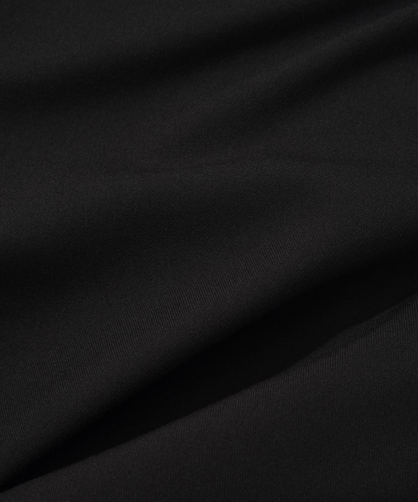 COVERNAT Fleece-Lined Slim Tapered Pants Black