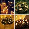 Solar-Powered 8Mode LED Bee String Lights Cute Honeybee Fairy Lamp for Outdoor Garden Decor Lighting Christmas  Wedding Party