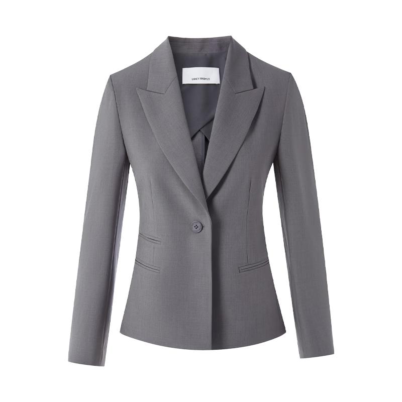 Langzi Women's Straight-Fit Commuter Blazer