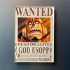 Kreativní magnet s plakátem Wanted z One Piece - Anime Kreslená Dekorace na ledničku & Samolepka na vzkazy