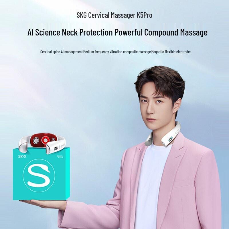 KG K5 Pro Red Light Electric Pulse Neck Massager