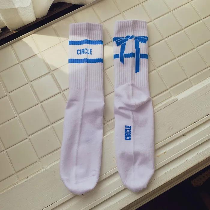 Ribbon socks | Blue
