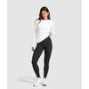 Gymshark Training Baselayer Long Sleeve Top White B1a9l Wbbm