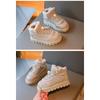 Version coréenne de jolies bottes de neige pour filles, nouvelles chaussures d'hiver en coton et velours pour enfants pour garder au chaud les chaussures pour enfants