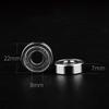 10Pcs 608Zz/608Rs Abec-7 Deep Groove 8X22X7Mm Mini Ball Bearing Carbon Steel For Skateboard Scooter 3D Printer Parts
