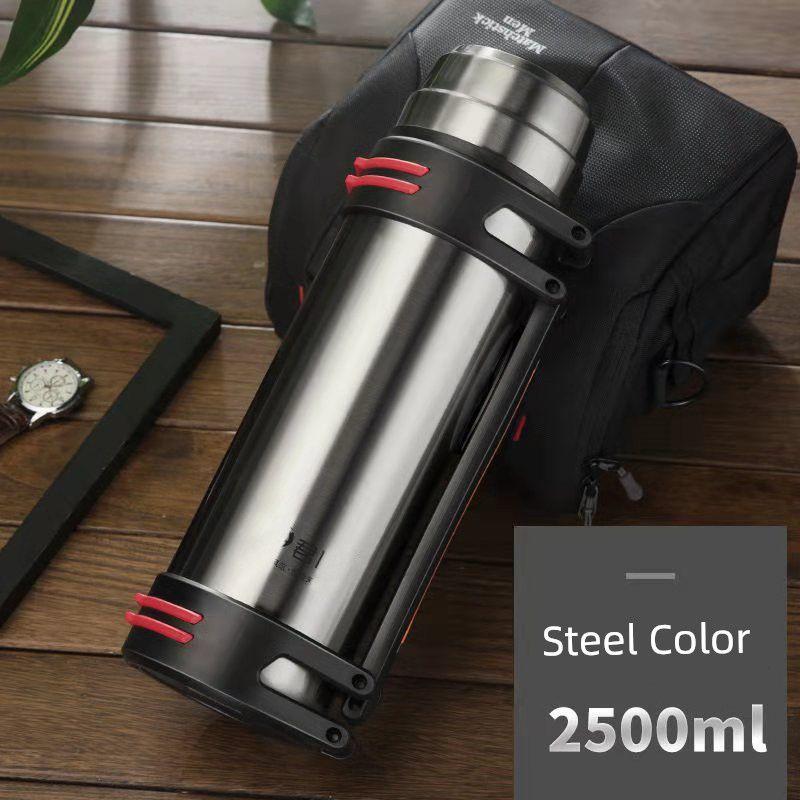 Extra Large Capacity Vacuum Cup Portable 4000Ml Water Cup 5000 Ml Summer Vacuum Cup Outdoor Large Water Kettle