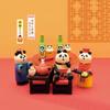 Japanese Cat Resin Figurine - Zakka Decor & Trendy Blind Box Toy for Chinese Restaurant Xiaolongbao Packaging