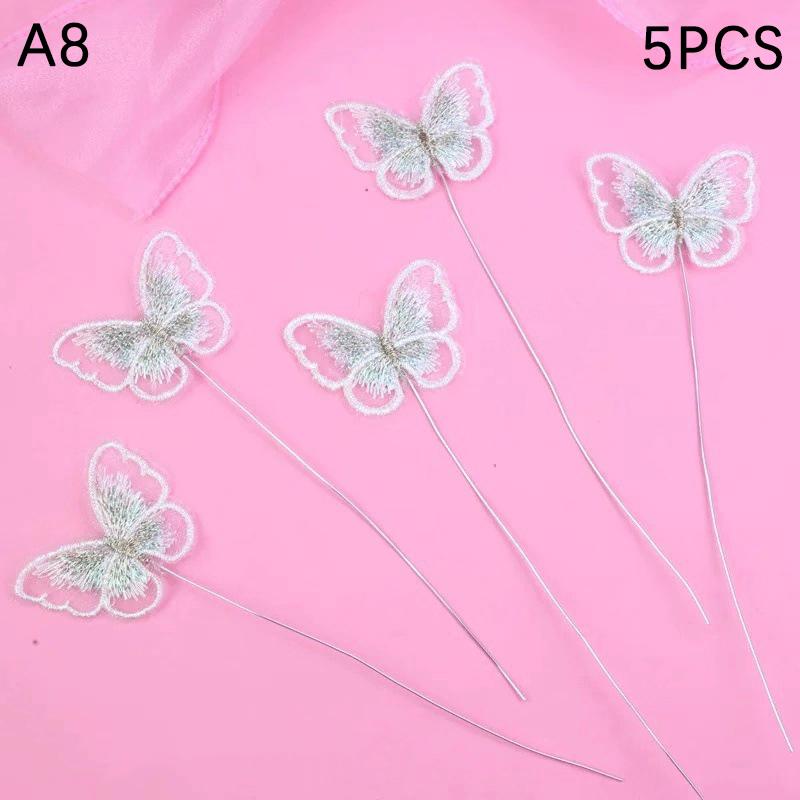 Decor Tort Fluture Topper Tort La Mulți Ani Festival Plugin Baking Insert Steag Petrecere Tort Nuntă Zi de Naștere Decor