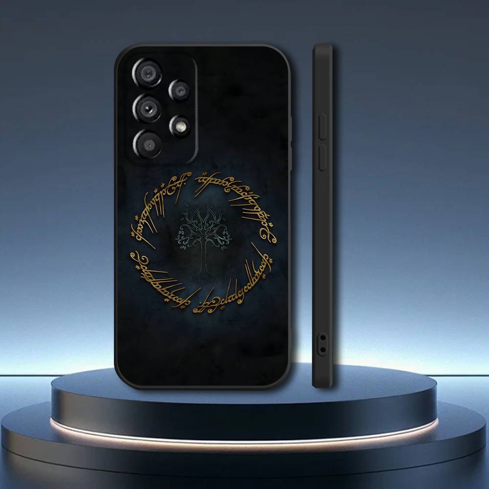 The Lord of the R-Rings Phone Case For Samsung Galaxy A20,A21s,A22,A31,A32,A52,A53,A72,73,A80 Soft Black Cover