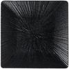 Black Mei Xiangyuan Square Melamine Plate Elegant Japanese Western Steak Dish
