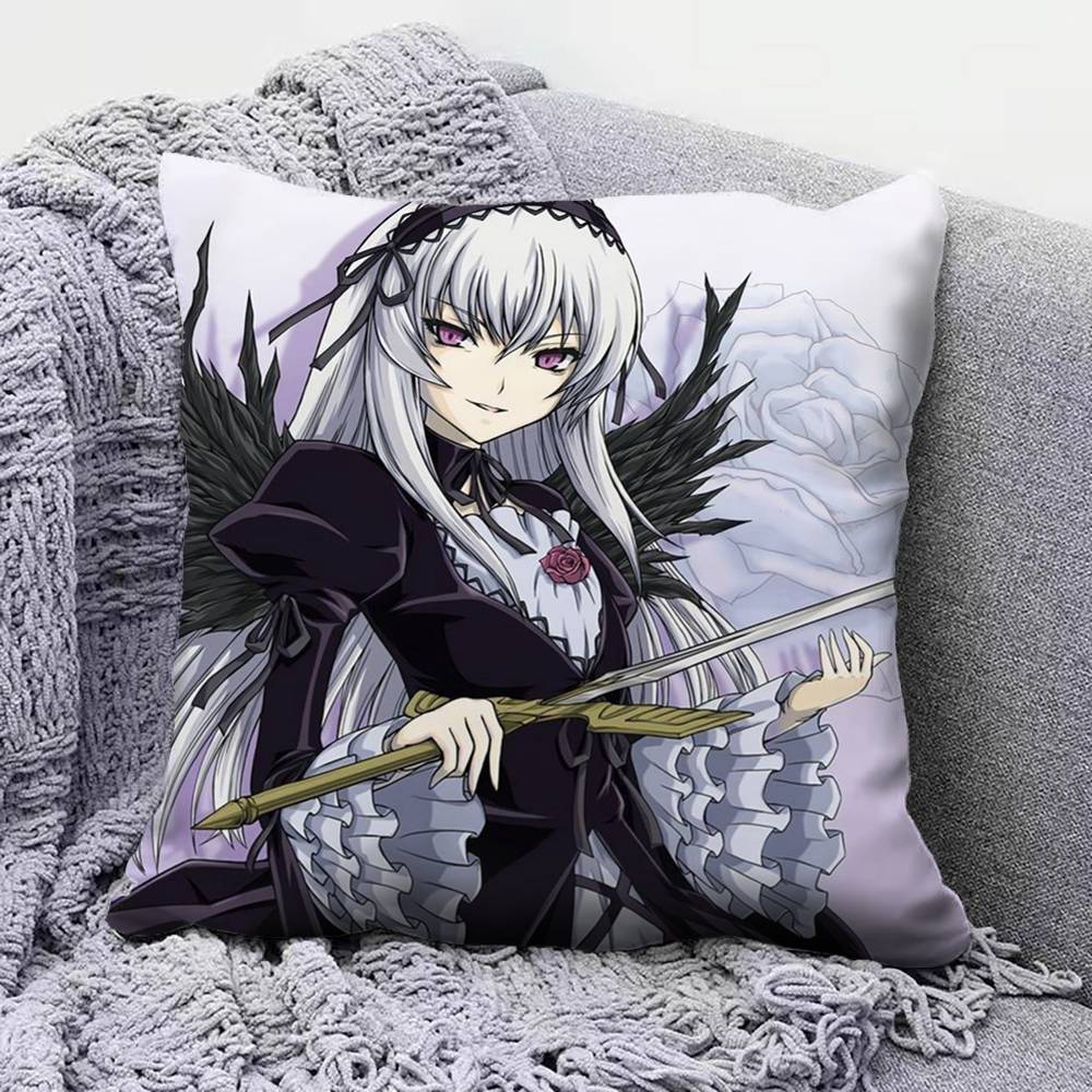Rozen Maiden Anime Girl Mercury Lampe Home Sofa Cushion Covers and Aecorative Custom Pillow Covers
