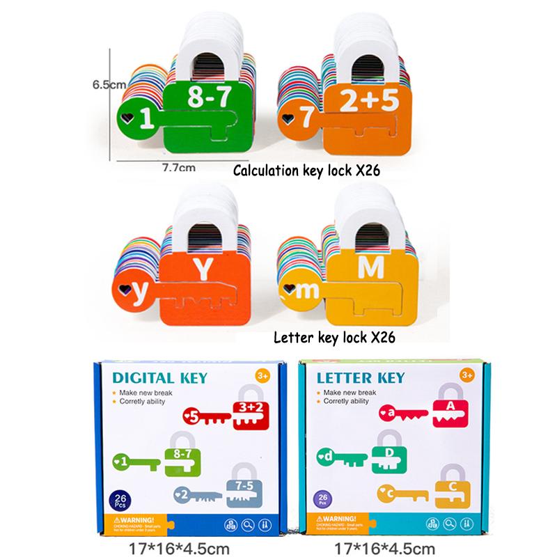 Montessori Number Letter Shapes Matching Game Kid Colors Cognitive Logical Thinking Training Parish Activities Game Education To