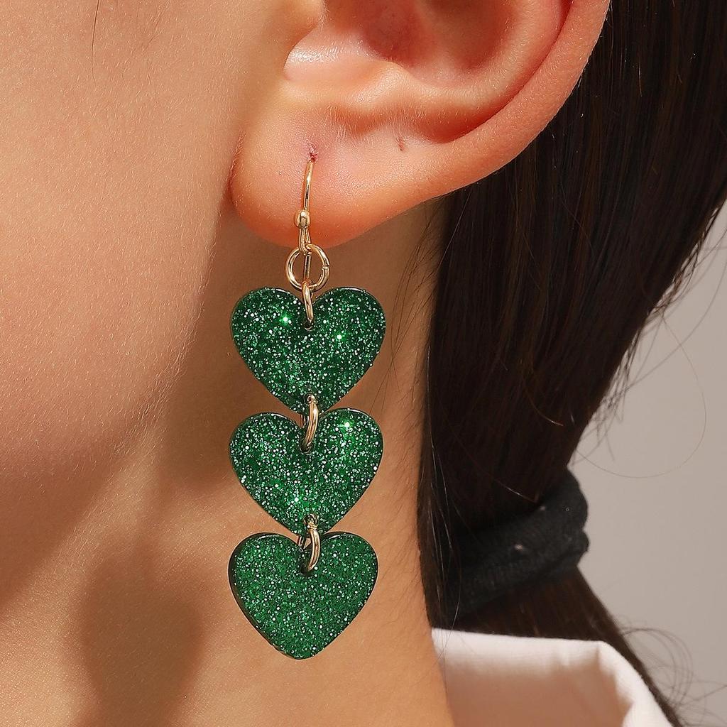 European & American C-Shaped Heart Velvet Stud Earrings for Women – Elegant Korean Style Accessories.