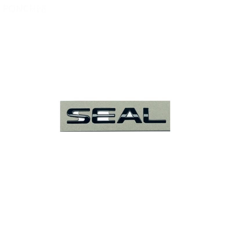 Für Byd Seal Auto Logo Abzeichen Aufkleber 3.8S Schwarzes Logo Emblem Abdeckung Auto-Styling 3D ABS Aufkleber Automobilzubehör