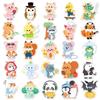 50 Hand-drawn Q Version Graffiti Animal Stickers for Bullet Journal DIY Decoration