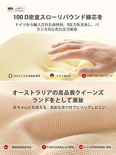Meikaso Memory Foam Lumbar Support Cushion, Breathable, Neck Pad, Car Neck Cushion, Headrest, 100D High Density Memory Foam, Lumbar Support, Backrest,