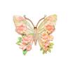 Crystal Rhinestones Butterfly Brooch Fashionable Evening Wear Lapel Pin Clothing Accessories Social Event Jewelry