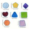 Pack of 8 Fabric Sensory Play Mats Early Learning Toys Autism Therapy Tool Featuring Multiple Textures and Colors