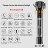 Tianhuo SF-SD-449 Telescopic Solar Zoom Flashlight