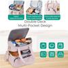 Langlebige große Kapazität Lunchtasche Doppeldecker Wasserdicht Puffer Tote Isoliert Multifunktionale Lunchbox Outdoor