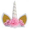 Dekoracja Na Tort Jednorożec Biały Unicorn Stroik