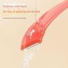 Compact Stylish Crescent Eyebrow Trimmer with Macro Safety Net Blade