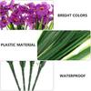 4 Bundles Artificial Violet Artificial Flowers Silk Violet Flower Fake African Violets Fake Flowers Bundles Artificial Flowers for Vase Houseplant