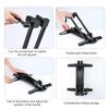 Foldable Bicycles Stand Road Bike Storage Parking Rack Folding Indoor Parking Wheel Holder for 24”-29” Bicycles