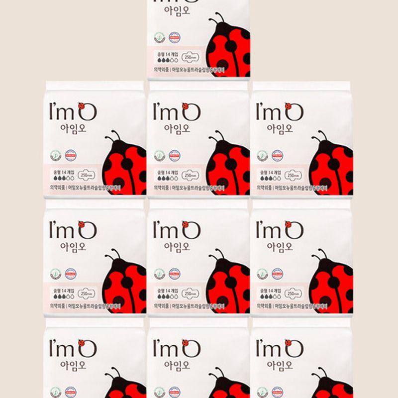 IMO Я O Органические гигиенические прокладки Средние 10 шт. Medium 10 pack