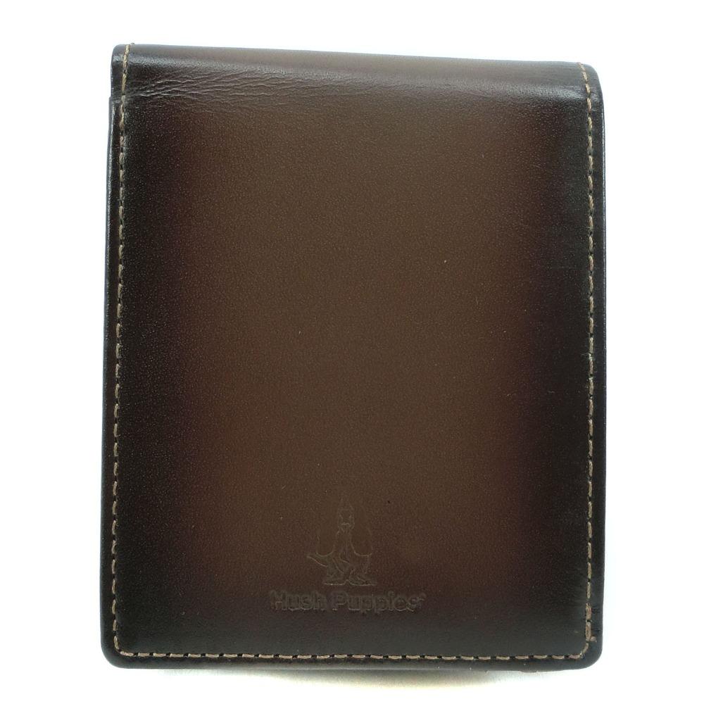 

Hush Puppies Bi-Fold Wallet Brown Cowhide mens Used