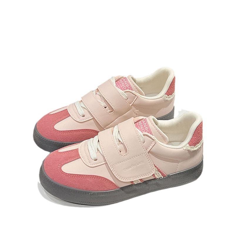 Thin Little White Shoes Women's 2025 Spring New Ins Student Versatile Mary Jane Board Shoes Pink Platform German Training Shoes