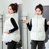Short vest women's autumn and winter new loose casual stand-up collar comfortable warm bread clothes vest outer wear
