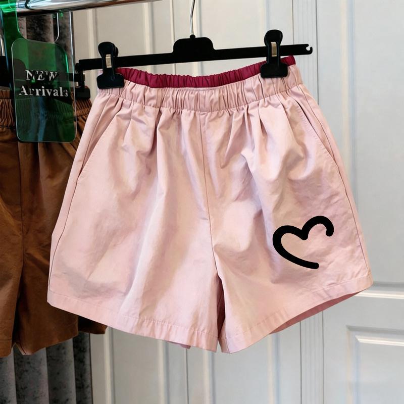 Girls' Color Block Quick-Dry Shorts: Summer 2026 Trendy Style for Middle & Older Girls