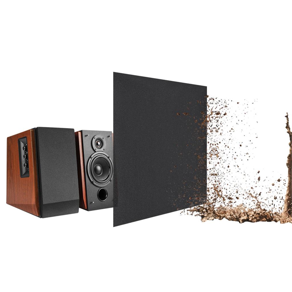 Dustproof Protective Speaker Grill Cloth Stereo Gille Fabric Speaker Mesh Cloth Black 1.7mx0.5m