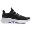 Li Ning Comfortable Rebound Lightweight Breathable Low top Running Shoes Women's Black AREQ022-4
