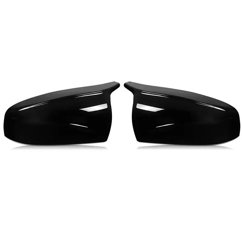 Car Rearview Side Mirror Cover For BMW X5 E70 X6 E71 2007-2013 Wing Rear View Mirror Cap Exterior Door Housing Shell Trim Carbon